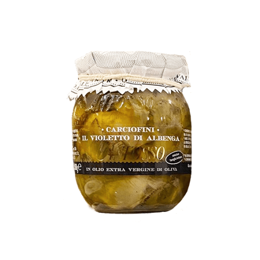 Artičoke v ekstra deviškem oljčnem olju - italijanski antipasti