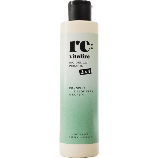 Naravna in BIO kozmetika - gel za tuširanje in šampon v enem konoplja in kofein