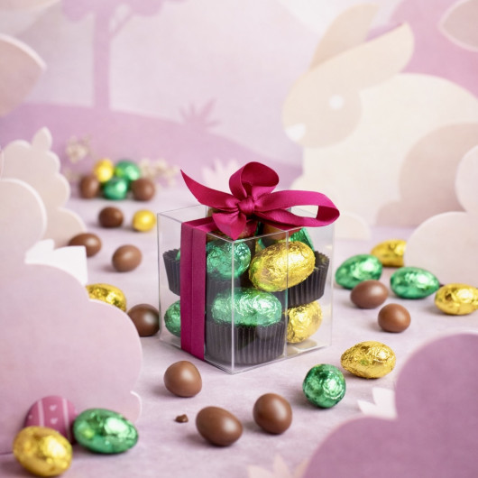 ČOKOLADNI JAJČKI Z LEŠNIKOVO KREMO MIX I Čokolada brez sladkorja I www.brezsladkorja.si