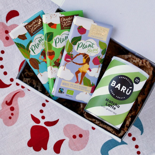 Vegan matcha latte box