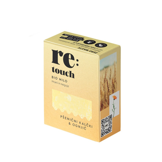 Naravno BIO trdo milo pšenični kalčki in ognjič