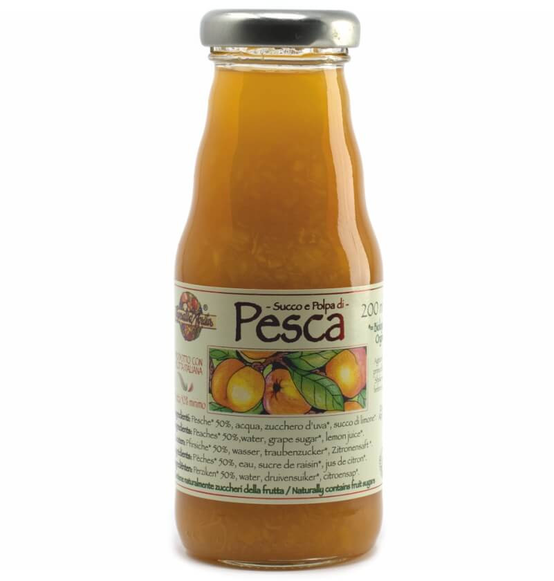 Bio sok iz breskev iz ekološke pridelave