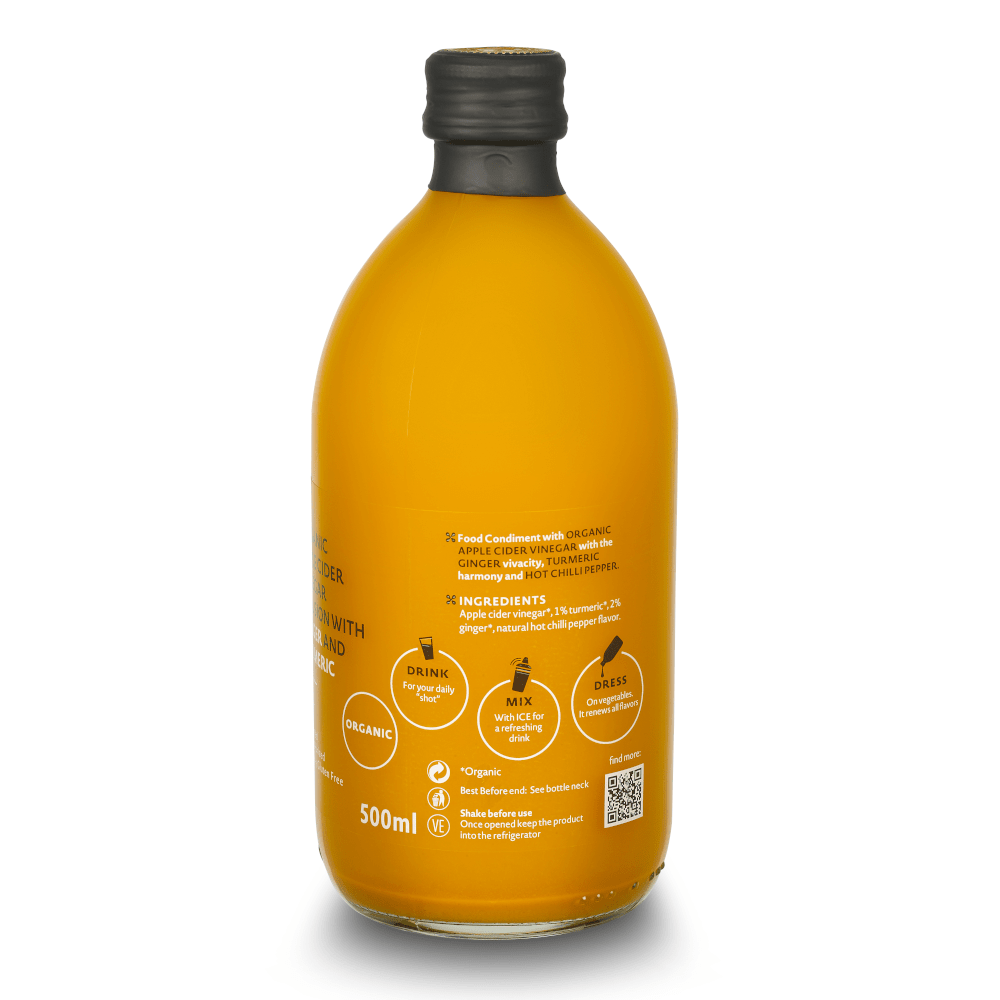 BIO DETOX jabolčni kis ingver in kurkuma I hujšanje in razstrupljanje I www.brezsladkorja.si