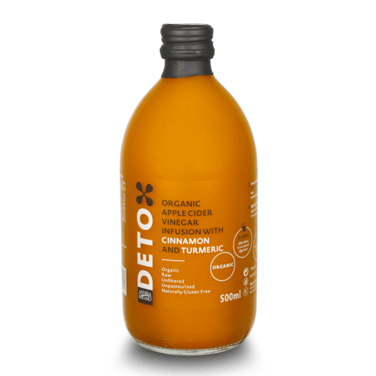 BIO DETOX jabolčni kis cimet in kurkuma I hujšanje in razstrupljanje I www.brezsladkorja.si