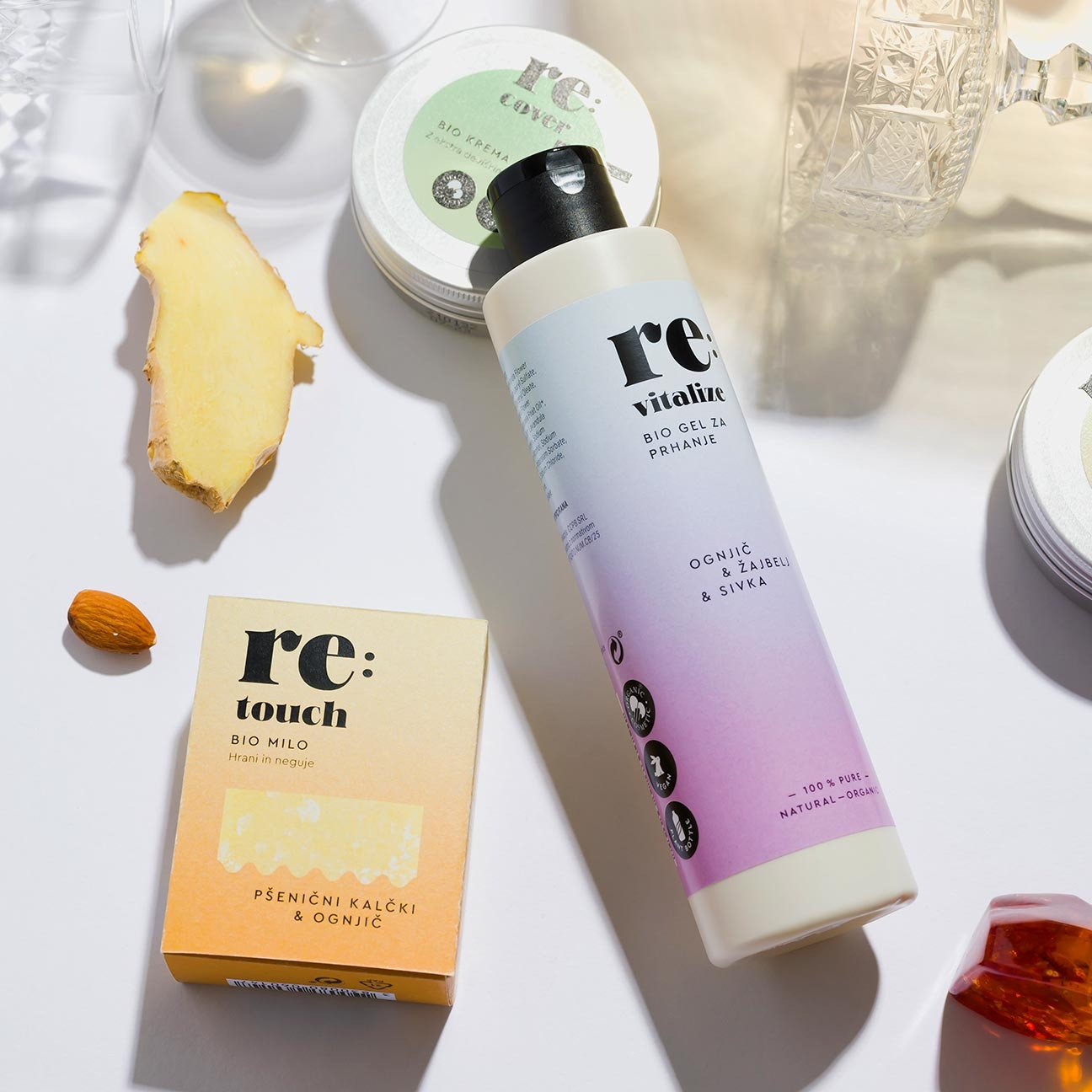 BIO trdo milo z ognjičem in grenko pomarančo