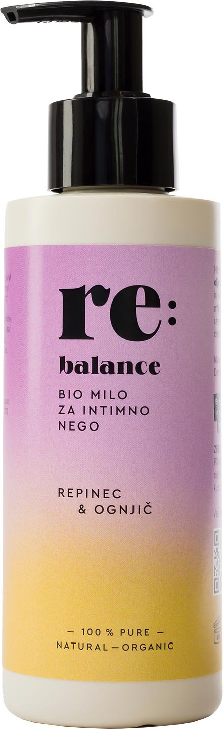 BIO tekoče milo za intimno nego z ognjičem