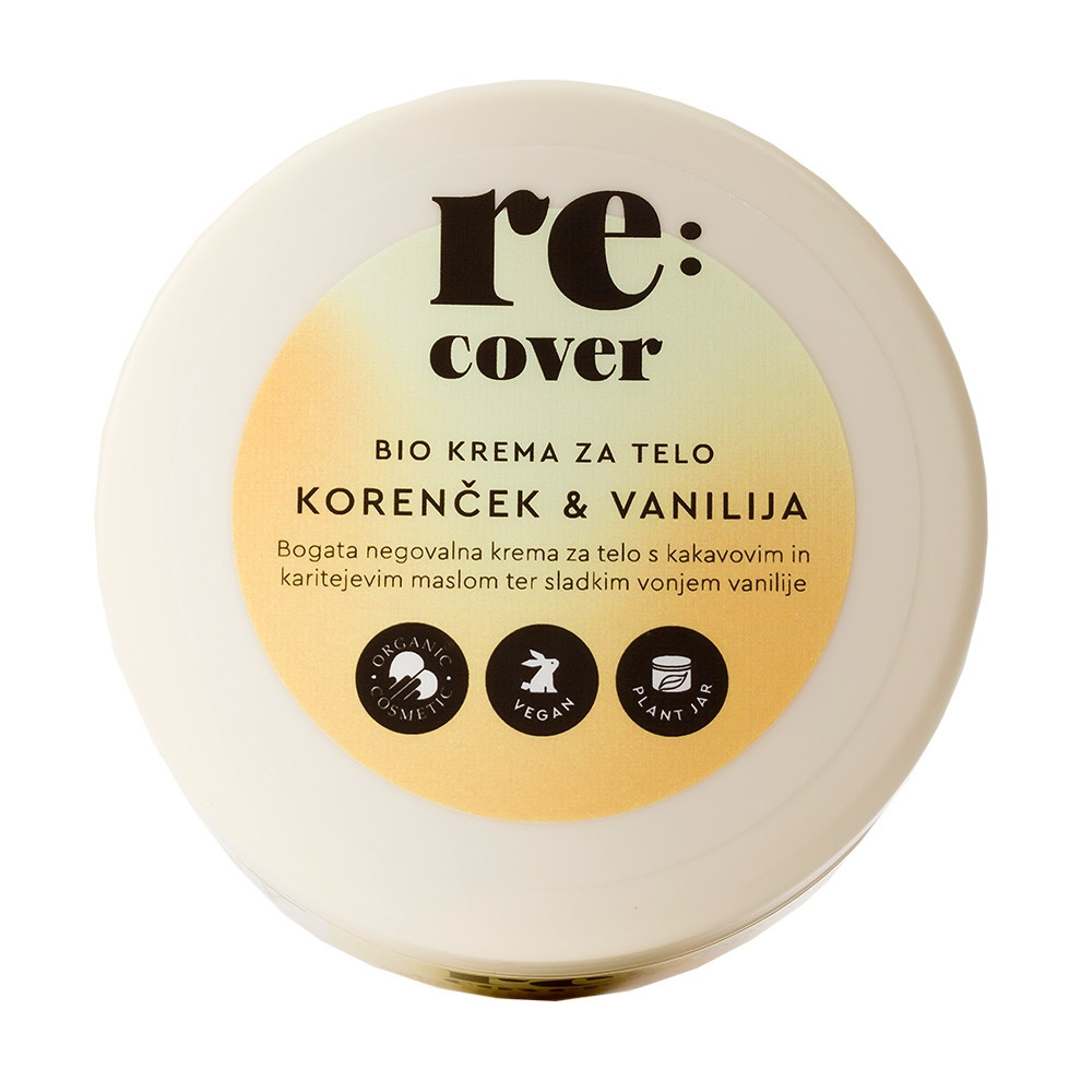 BIO krema za telo s karitejevim in kakavovim maslom