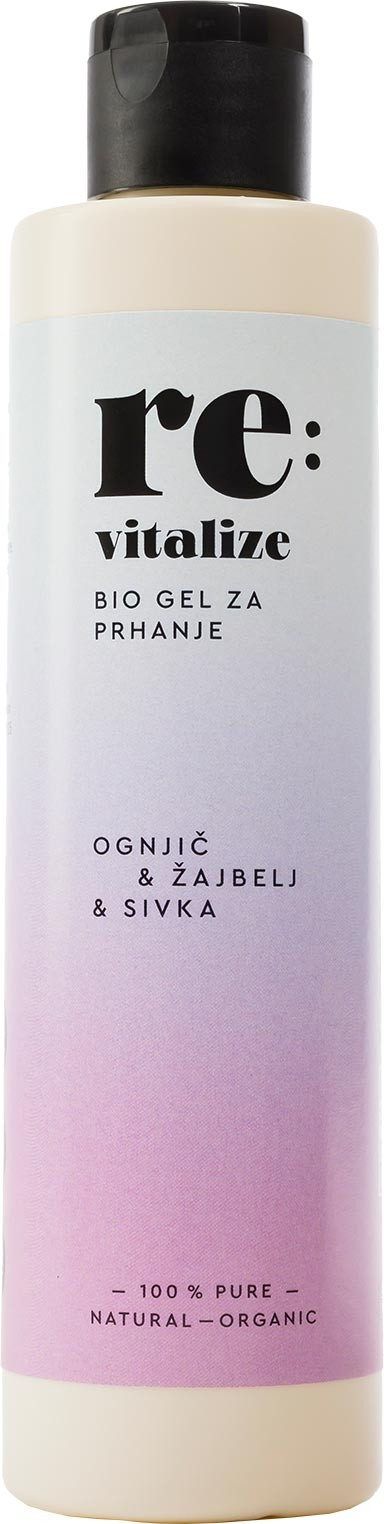 Naravna in BIO kozmetika - gel za prhanje sivka, ognjič, žajbelj