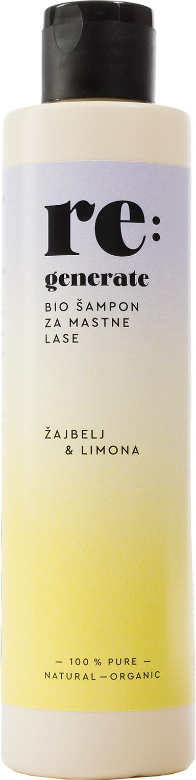 Naravna in BIO kozmetika -šampon mastne lase žajbelj limona