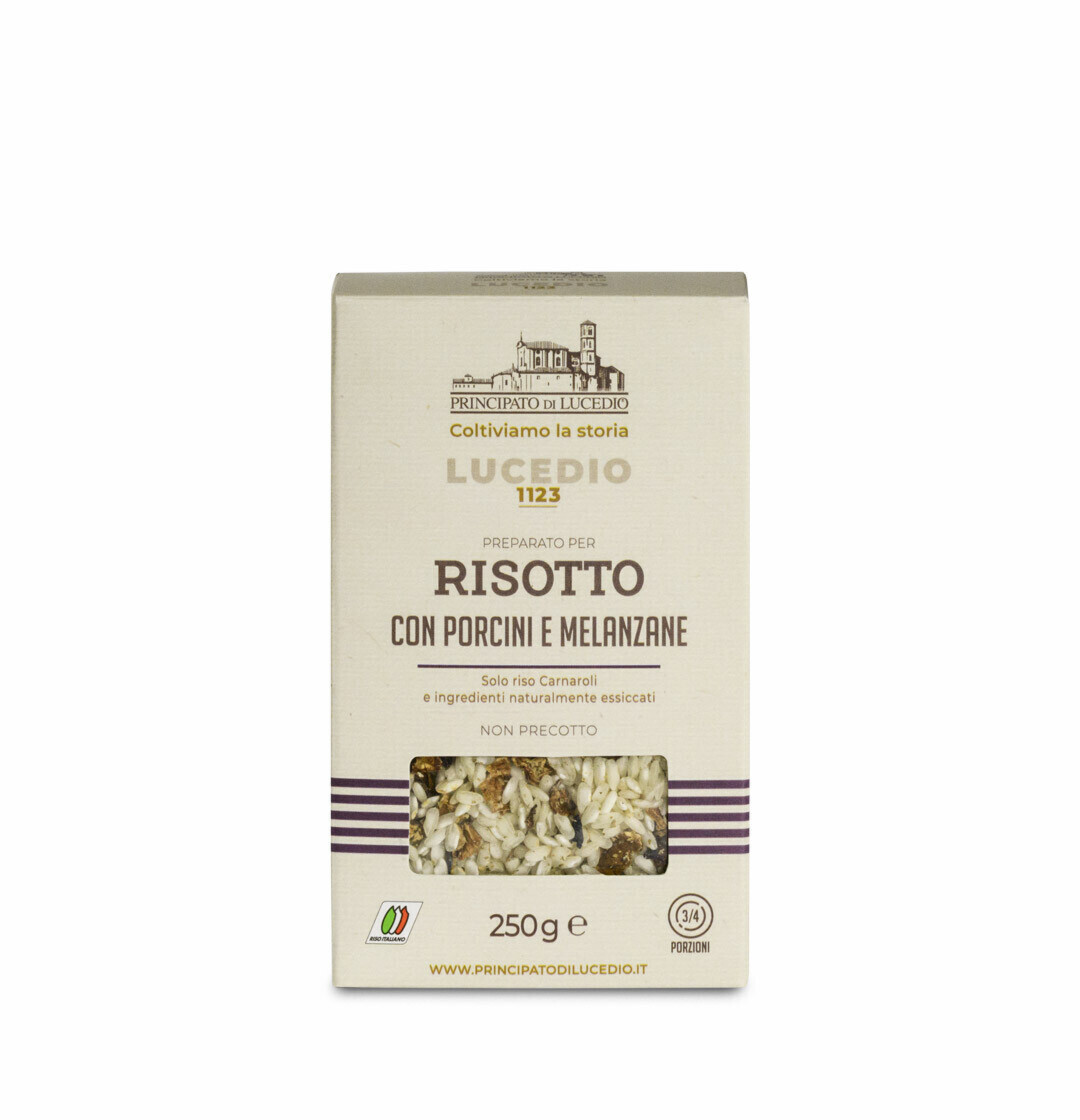 Kremasta rižota z jurčki in rižem carnaroli