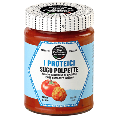 PARADIŽNIKOVA OMAKA s proteinskimi polpeti 290g