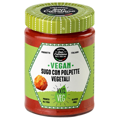 PARADIŽNIKOVA OMAKA z vegan polpeti 290g