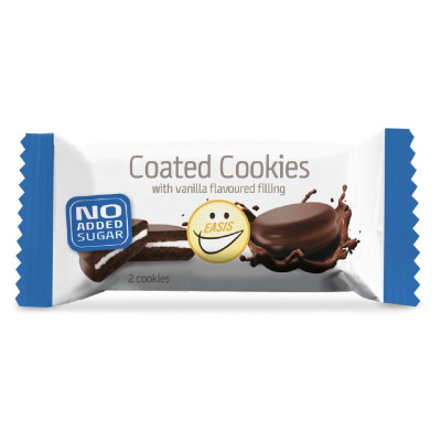 PIŠKOT z vanilijevo kremo oblit s čokolado 34g