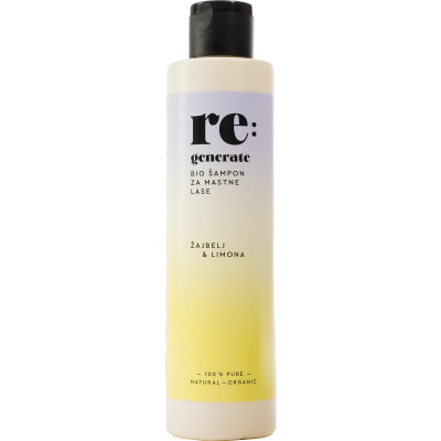 BIO ŠAMPON za mastne lase žajbelj &limona 200ml
