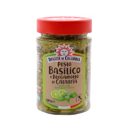 PESTO iz bazilike in bergamotke 190g