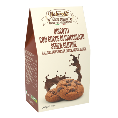 PIŠKOTI COOKIES s koščki čokolade BREZ GLUTENA 200g
