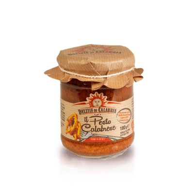 RDEČI PESTO Calabrese s sušenimi paradižniki 180g