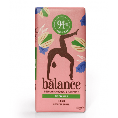 TEMNA ČOKOLADA s pistacijo STEVIJA 100G
