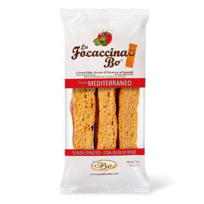 HRUSTLJAVA FOCACCIA mediteran 100g